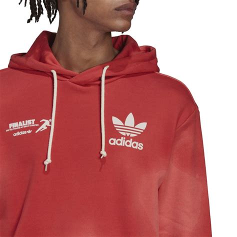 adidas hoodie heren rood|Adidas fleece hoodie.